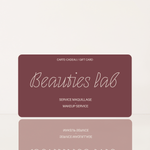 Digital Gift Card: Makeup Service - Beauties Lab - Beauties Lab