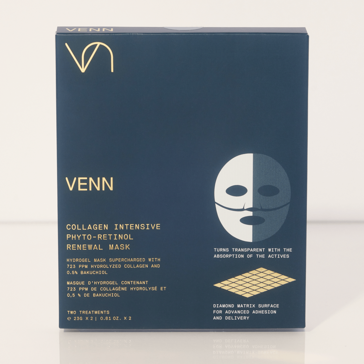 2 - Pack Collagen Intensive Phyto - Retinol Sheet Mask - VENN Skincare - Beauties Lab