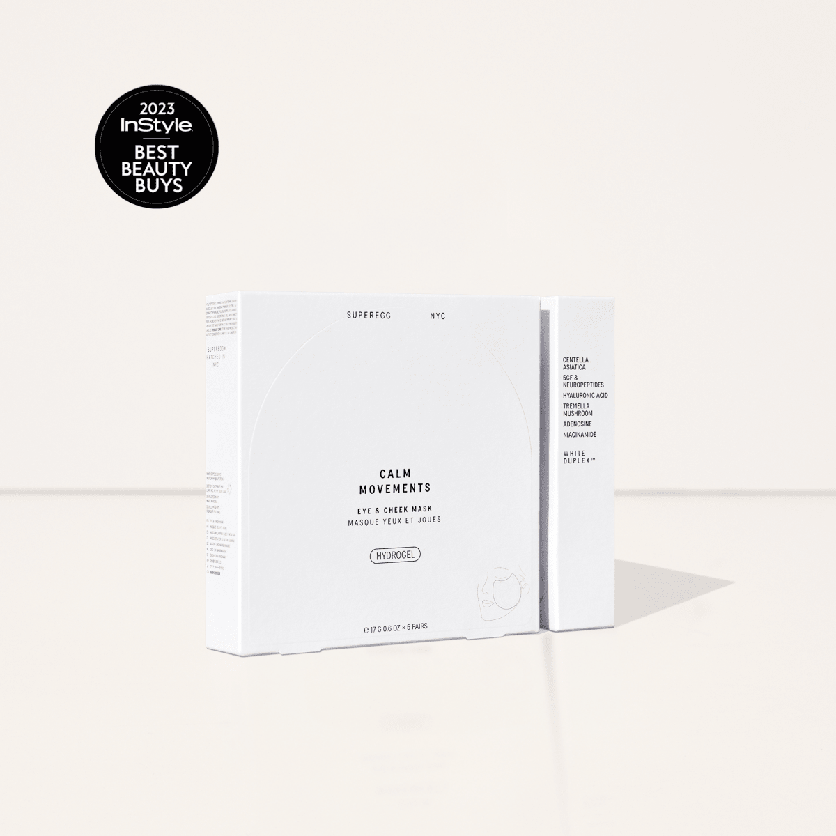 Calm Movements Eye & Cheek Mask - Superegg - Beauties Lab