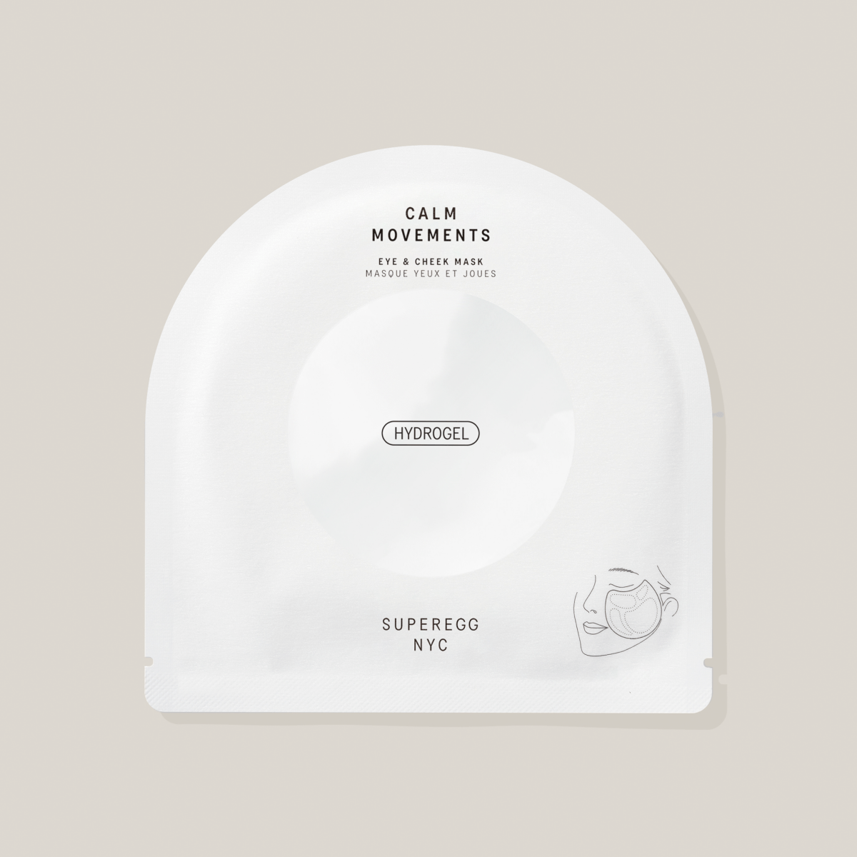 Calm Movements Eye & Cheek Mask - Superegg - Beauties Lab