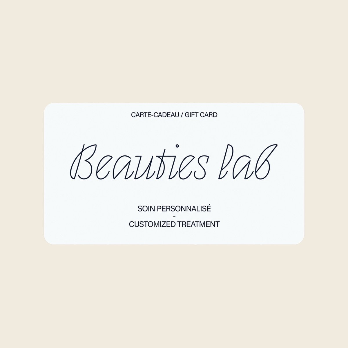 Digital Gift Card: Facial Treatment - Beauties Lab - Beauties Lab
