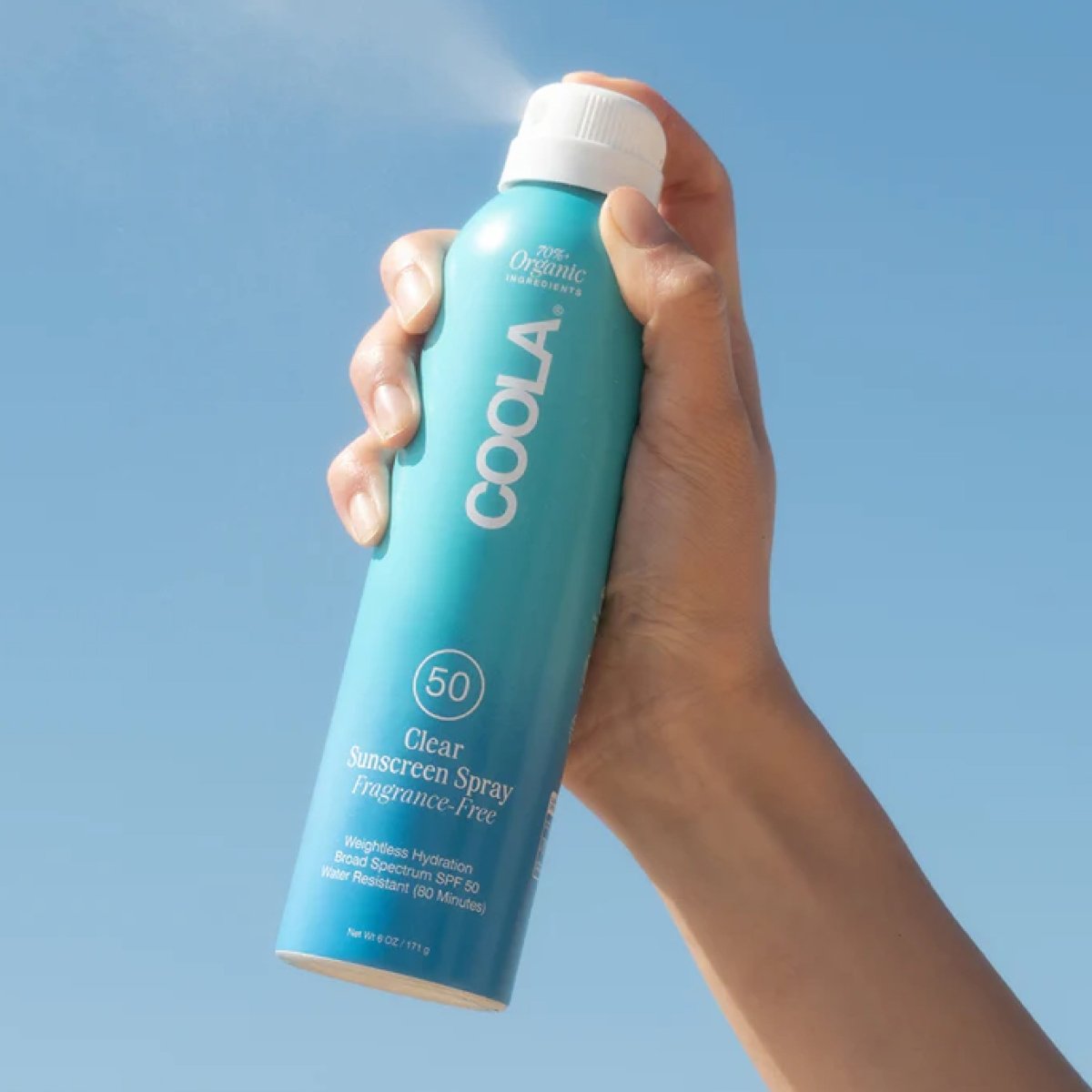 Fragrance-Free Sunscreen Body Spray SPF 50 - Coola - Beauties Lab
