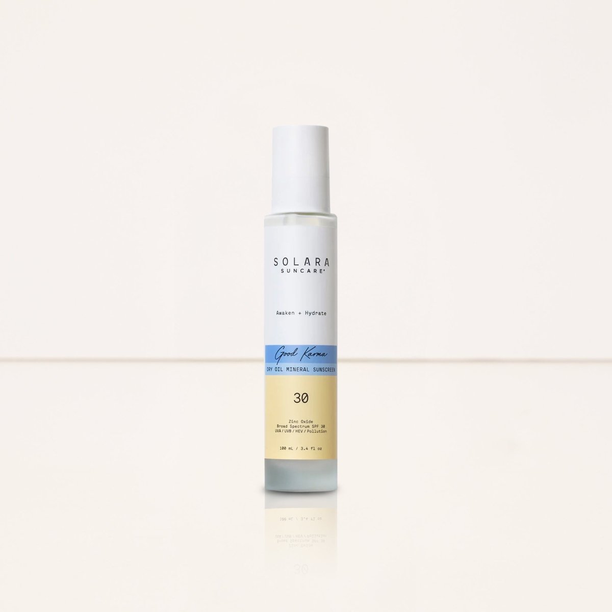 Good Karma Dry Oil Mineral Sunscreen SPF 30 - Solara Suncare - Beauties Lab