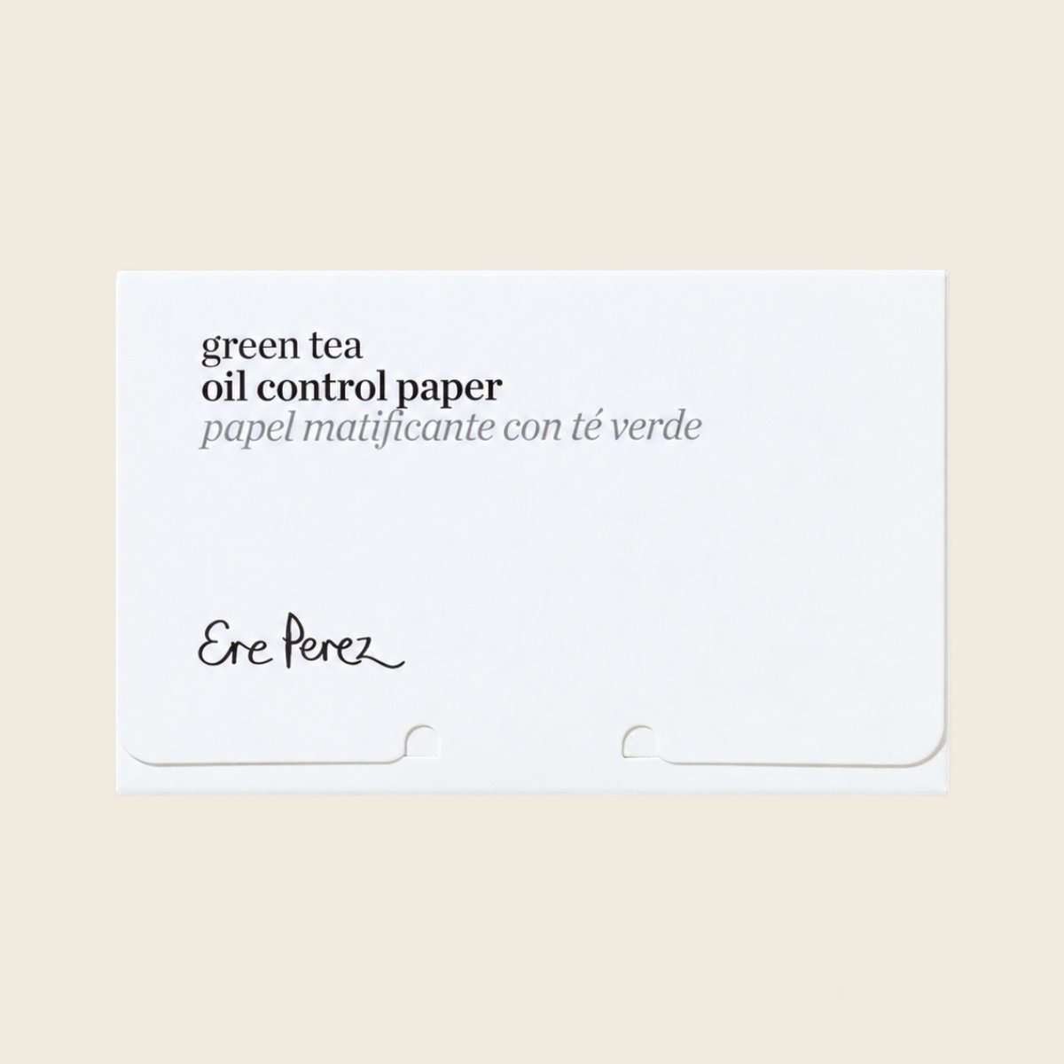 Green Tea Oil Control Paper - Ere Perez - Beauties Lab
