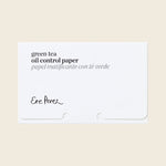 Green Tea Oil Control Paper - Ere Perez - Beauties Lab