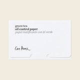 Green Tea Oil Control Paper - Ere Perez - Beauties Lab