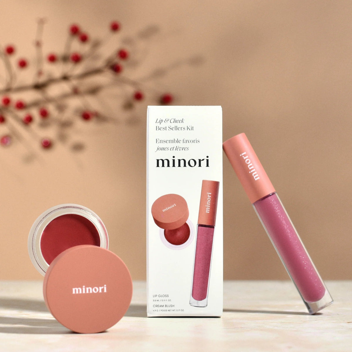 Lip & Cheek Best Sellers Kit - Minori - Beauties Lab