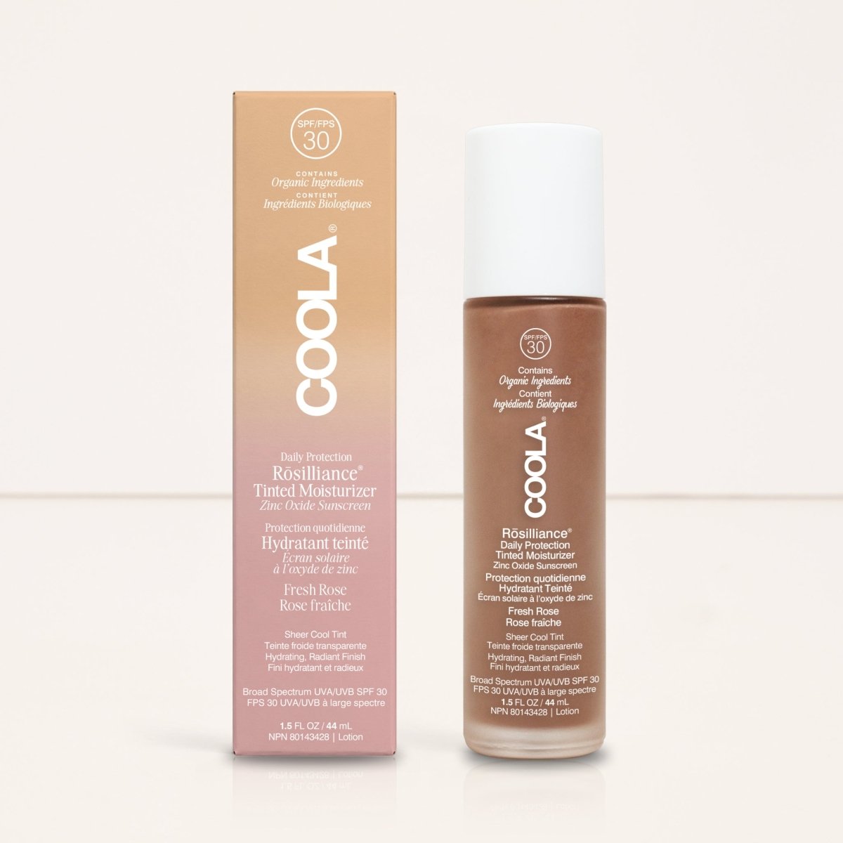 Organic Mineral Tinted Moisturizer Rosilliance SPF 30 - Coola - Beauties Lab