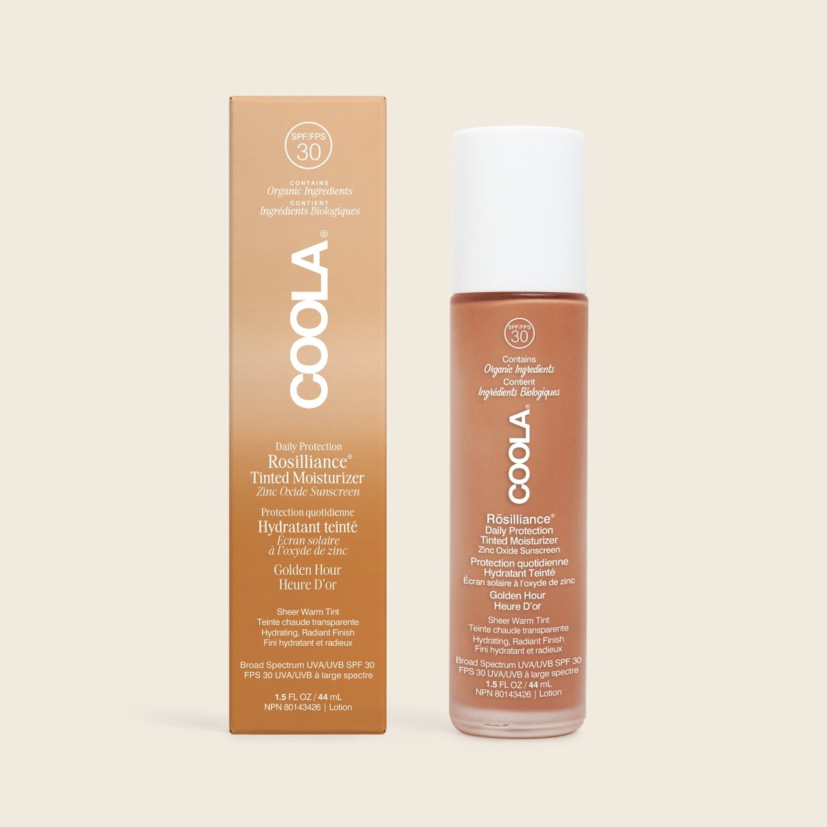 Organic Mineral Tinted Moisturizer Rosilliance SPF 30 - Coola - Beauties Lab