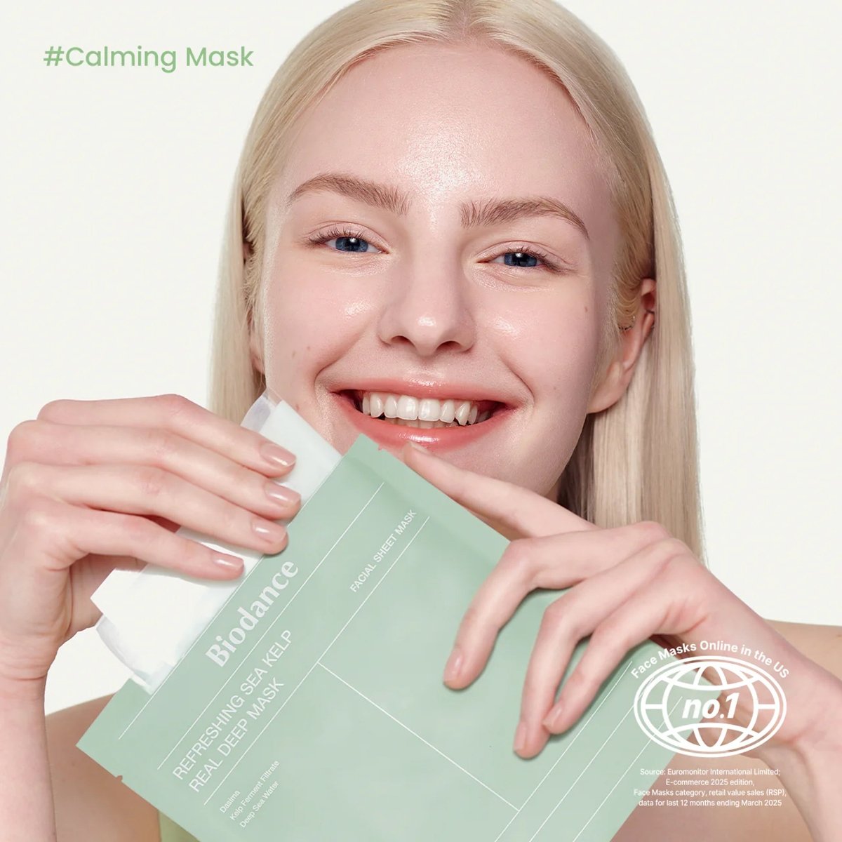 Refreshing Sea Kelp Real Deep Mask - Biodance - Beauties Lab