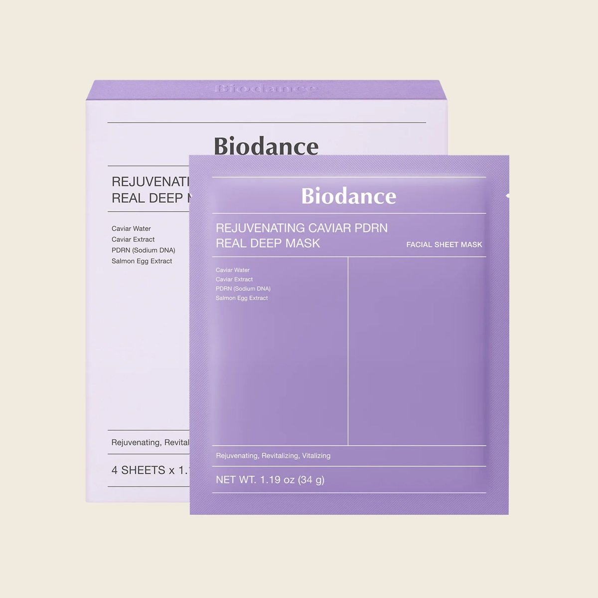 Rejuvenating Caviar PDRN Real Deep Mask - Biodance - Beauties Lab