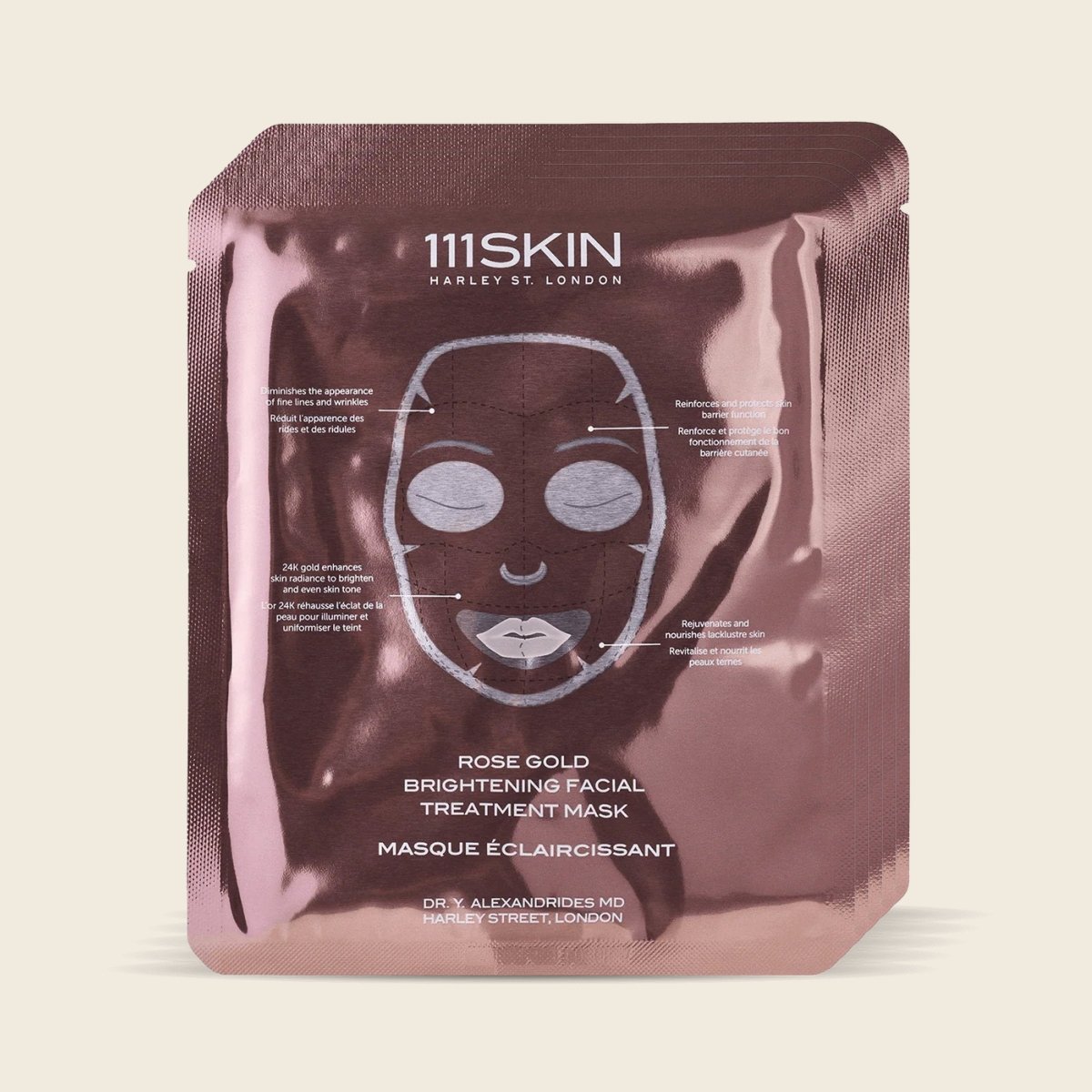 Rose Gold Brightening Facial Treatment Mask - 111SKIN - Beauties Lab