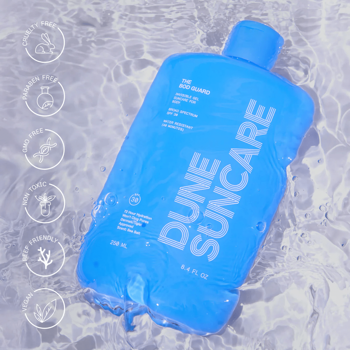 The Bod Guard Invisible Body Gel - Dune Suncare - Beauties Lab