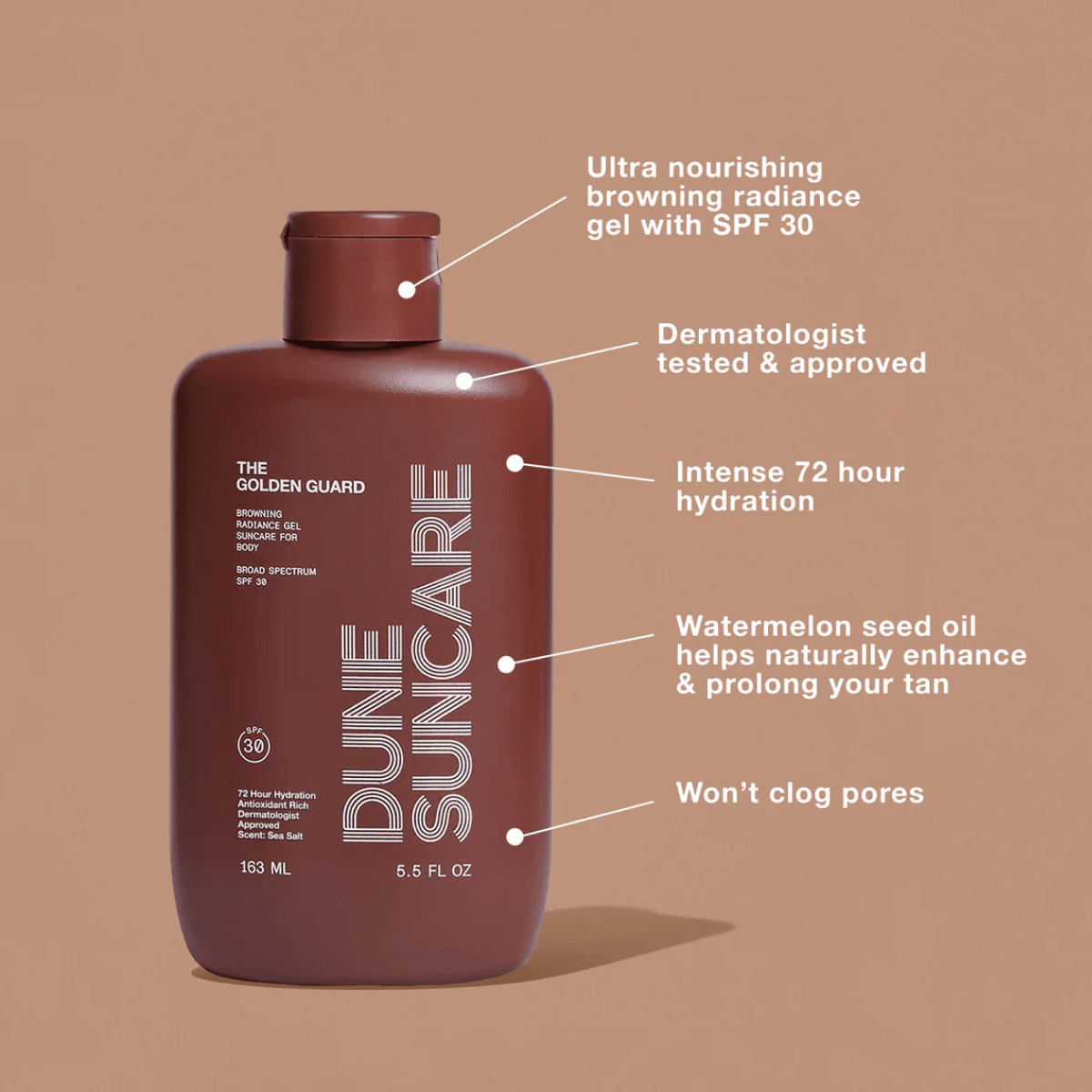 The Golden Guard Radiant Browing Gel SPF 30 - Dune Suncare - Beauties Lab
