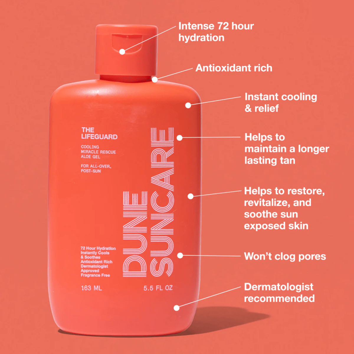 The Lifeguard Invisible After Sun Gel - Dune Suncare - Beauties Lab