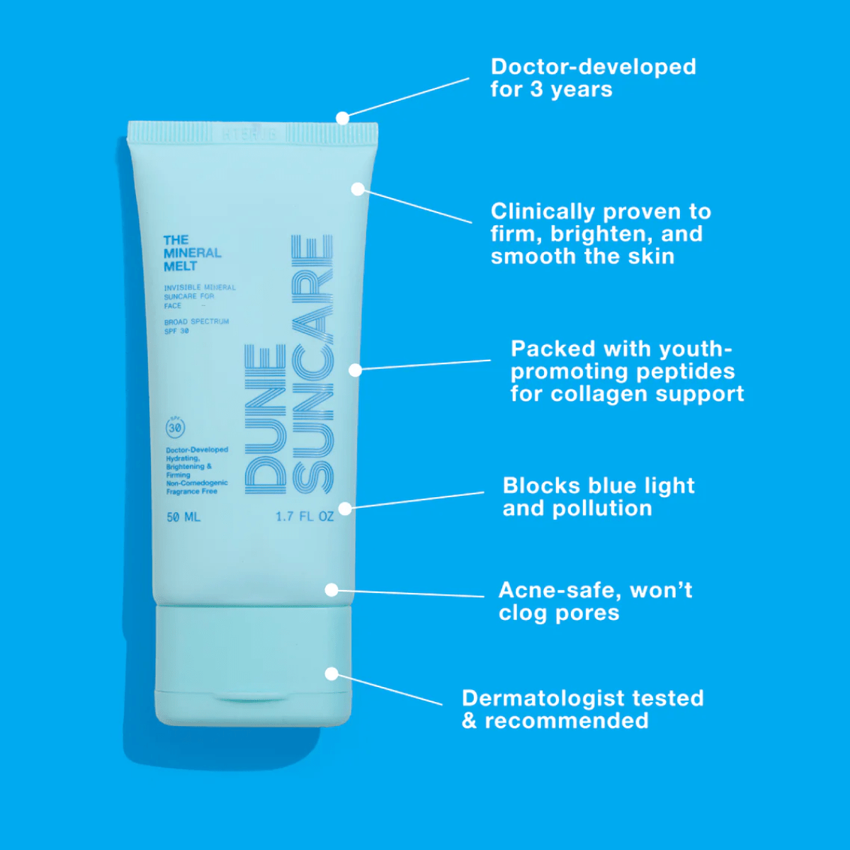 The Mineral Melt Sheer Mineral SPF 30 - Dune Suncare - Beauties Lab