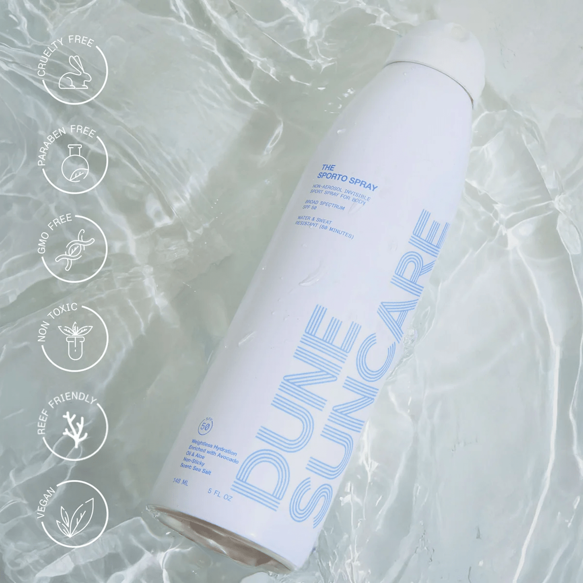 The Sporto Spray SPF 50 - Dune Suncare - Beauties Lab