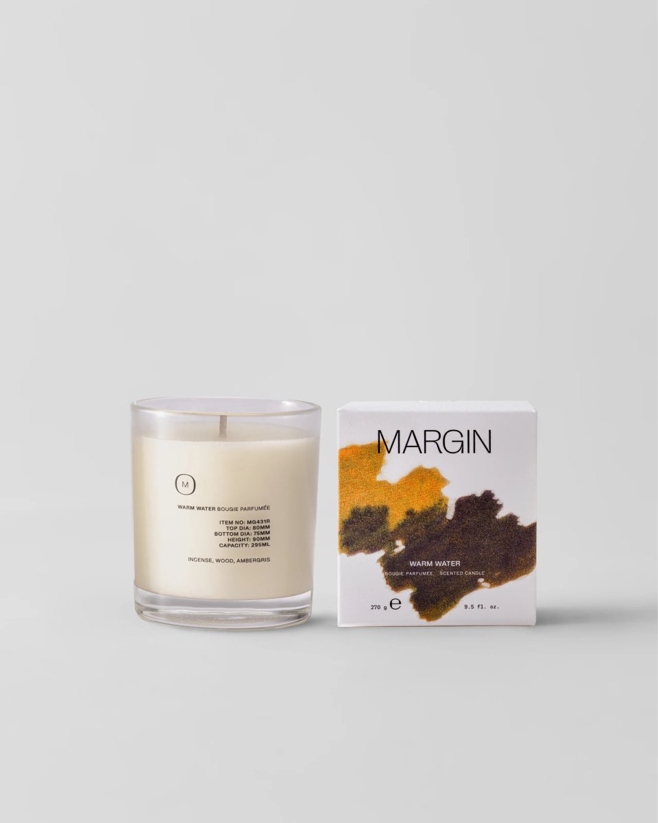 Warm Water Candle - MARGIN - Beauties Lab